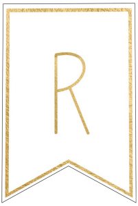 Custom Party Banner Letters