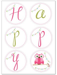 Free Printable Letter Banners