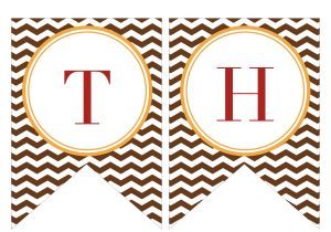 Free Printable Letters for Banner