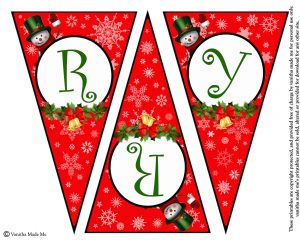 Free Printable Letters for Banners