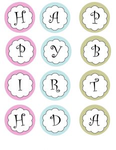 Letter Banner Template