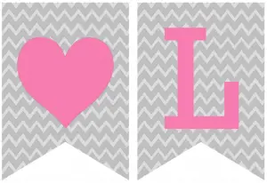 Printable Banner Letters Template Free