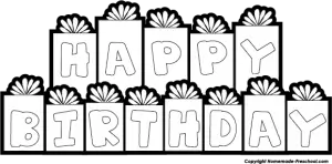 Printable Happy Birthday Banner Letters