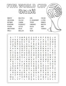 Football World Cup Word Search