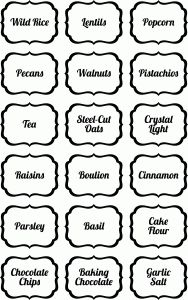 30 Pretty Kitchen or Pantry Labels | Kitty Baby Love