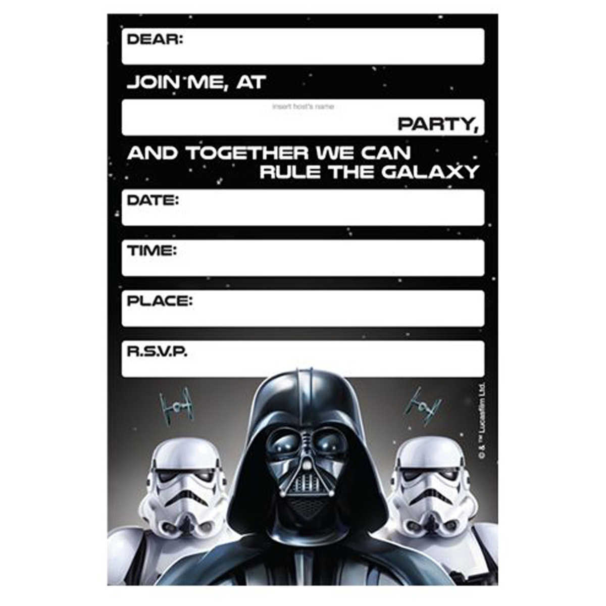 32 Amazing Star Wars Birthday Invitations Kittybabylove Com