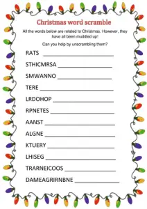 It's just an image of Dynamite Christmas Song Scramble Free Printable This is an image of Dynamite Christmas Song Scramble Free Printable
