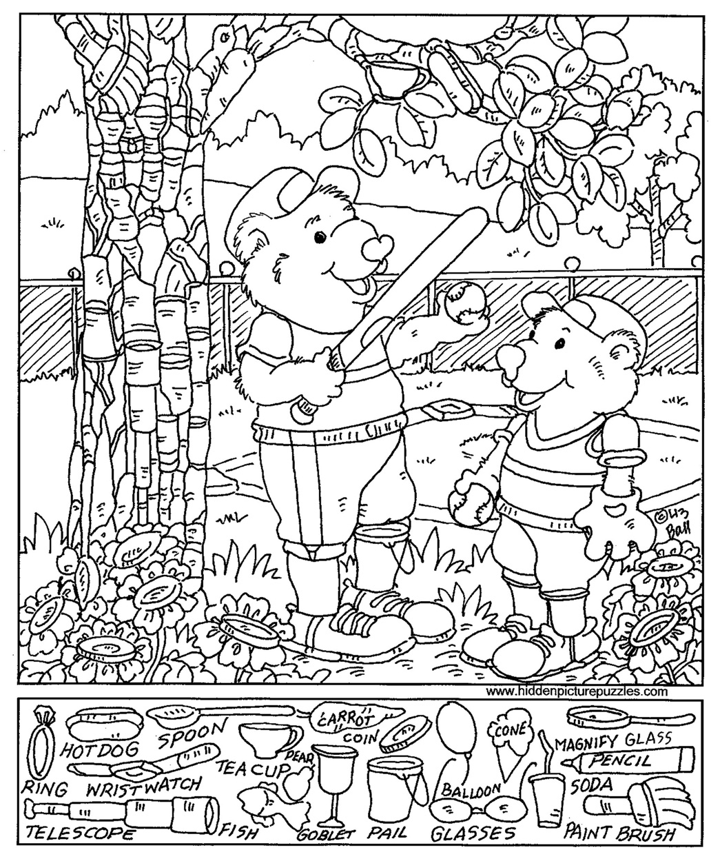 free printable fall hidden pictures