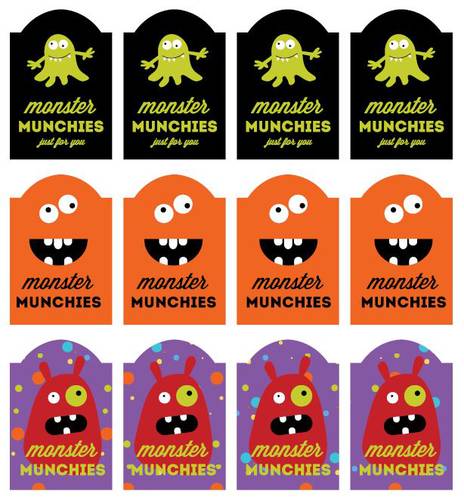 Remarkable image within free printable halloween labels Tactueux image with free printable halloween labels