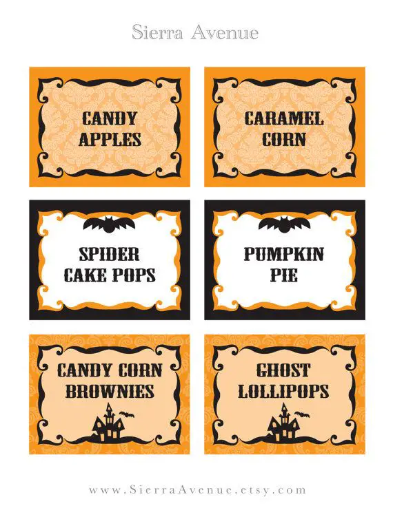 48 spooky halloween labels for you kitty baby love