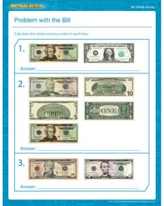 4th Grade Money Worksheets