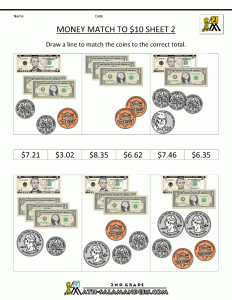 Calculating Money Worksheets