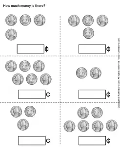 Counting Nickels Worksheet