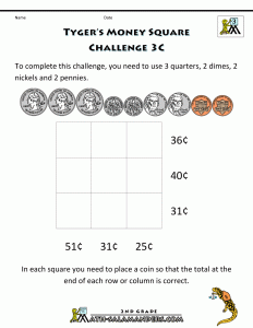 Free Printable Money Worksheets