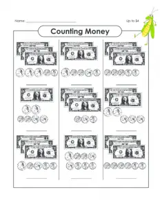 Math Worksheets with Money