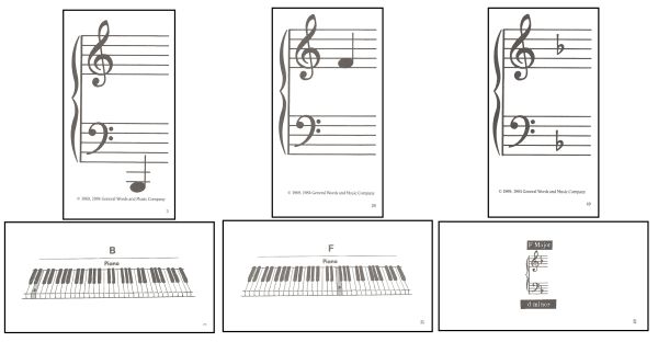 28 Piano Flash Cards to Print | KittyBabyLove.com
