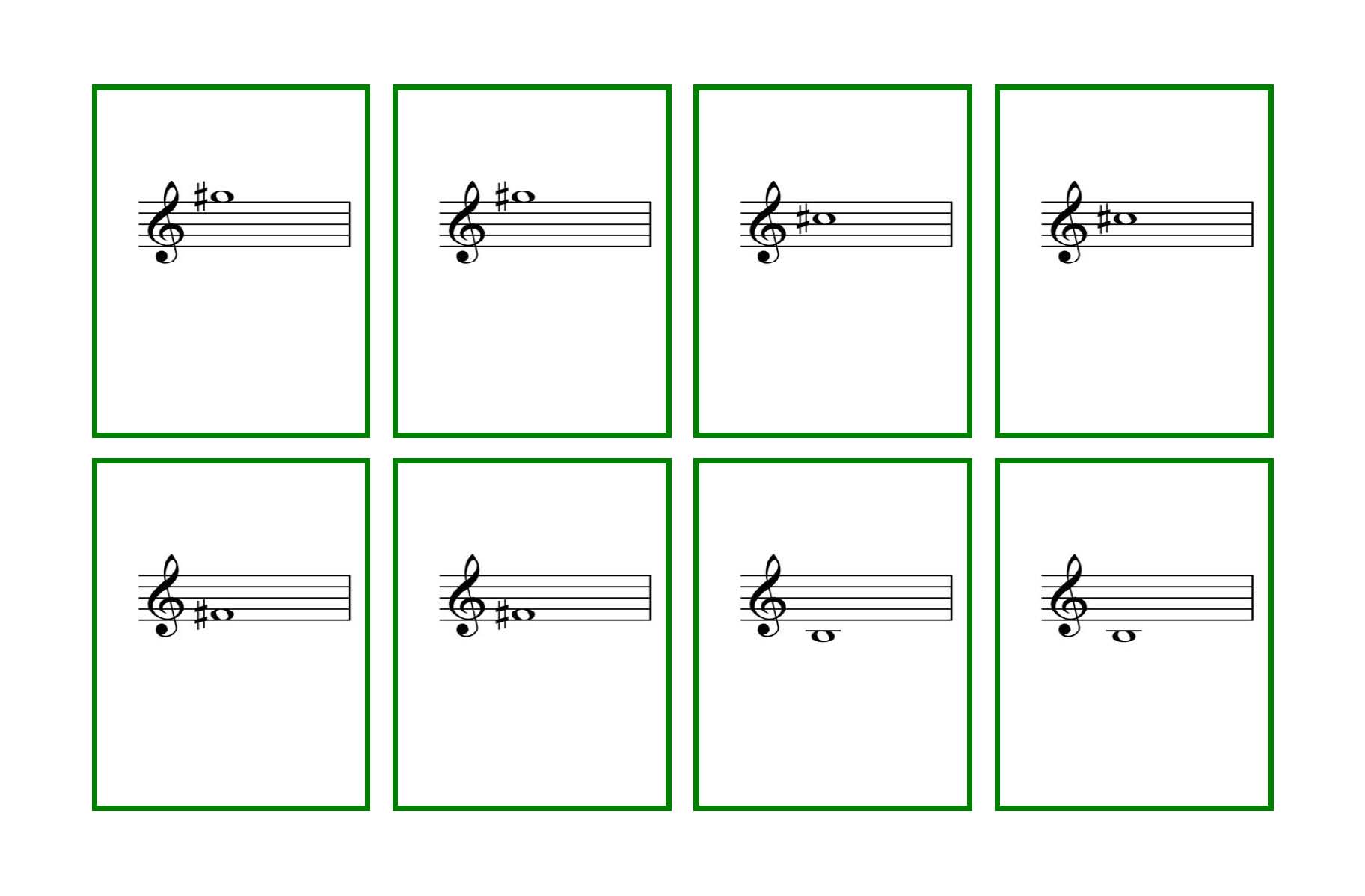 28 Piano Flash Playing cards towards Print photograph relating to Musical Note Flashcards Printable named 28 Piano Flash Playing cards in the direction of Print