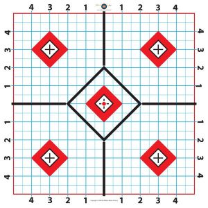 Printable 50 Yard Zero Target