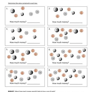 Working with Money Worksheets
