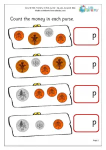Year 1 Money Worksheets