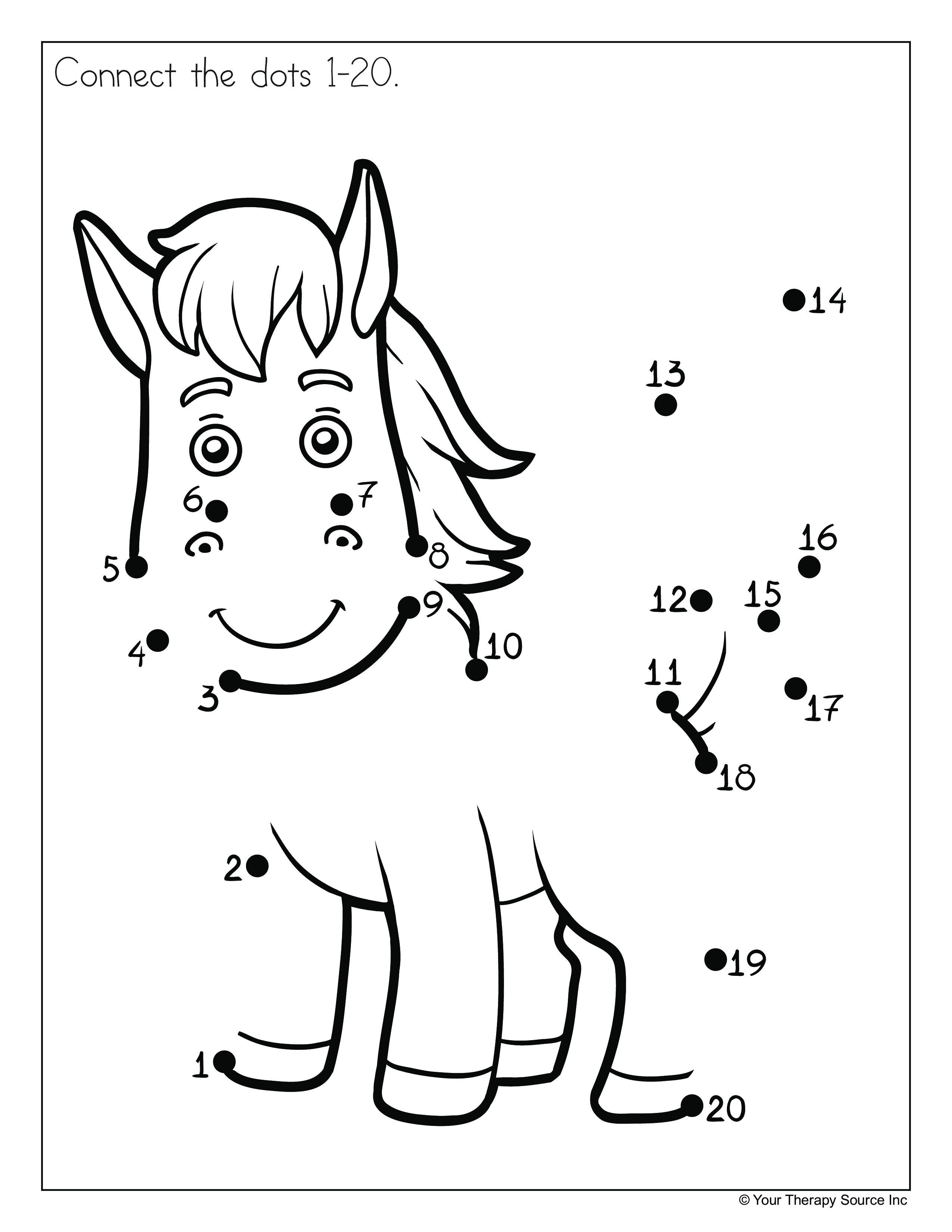 Connect The Dots Free Printables
