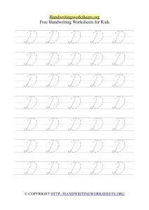 ABC Cursive Handwriting Instruction Worksheets
