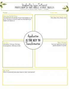 Bible Genres Worksheet