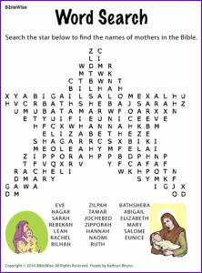 Bible Word Study Worksheets