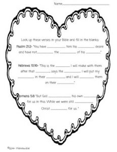 Bible Worksheet