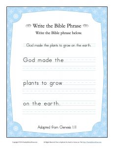 Bible Worksheets for Middle School
