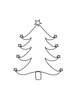 Blank Christmas Tree Printable