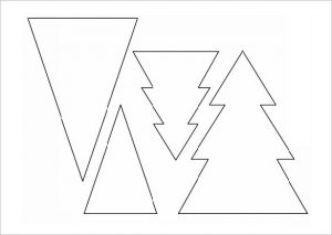 Christmas Tree Craft Template