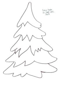 Christmas Tree Template Free