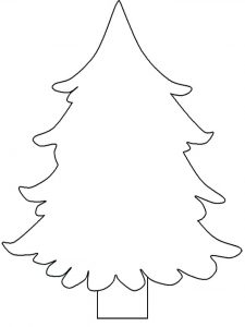Christmas Tree Templates To Print
