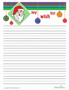 Christmas Wish List for Kids