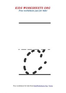 Cursive C Worksheet Pattern for Beginners