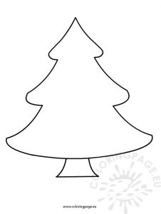 Felt Christmas Tree Template