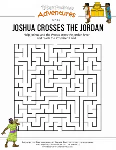 Joshua Bible Worksheets