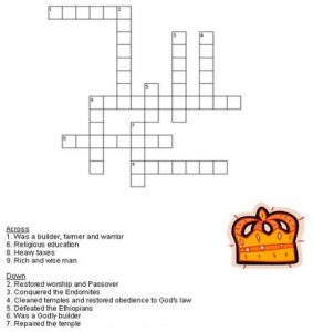 Kids Bible Worksheets