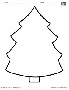 Printable Christmas Tree