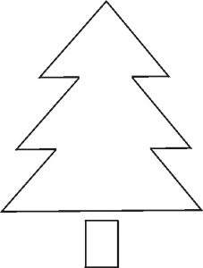 Printable Christmas Tree Template