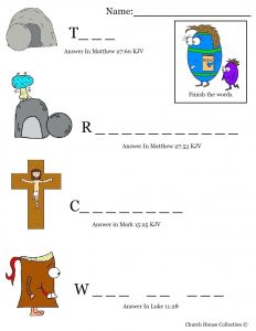The Bible KS1 Worksheet