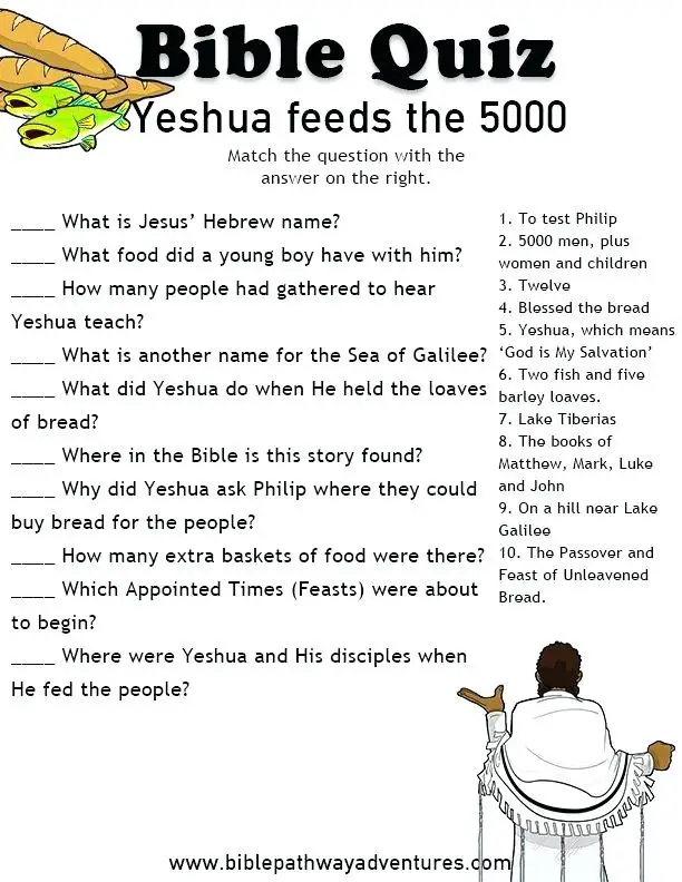 32 Exciting Bible Trivia Queries photo regarding Catholic Trivia Questions and Answers Printable titled 32 Entertaining Bible Trivia Issues