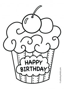 Birthday Card Coloring