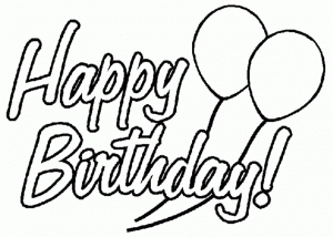 Birthday Cards That You Can Color