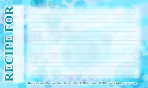 Blank Recipe Cards