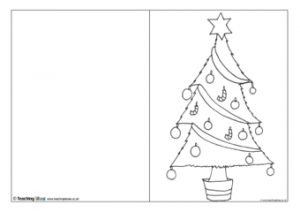 Christmas Cards to Color and Print