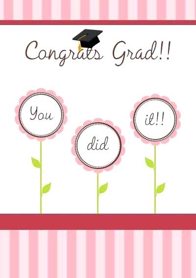 22 charming printable graduation cards kittybabylovecom