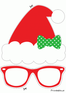 Free Printable Christmas Photo Booth Props