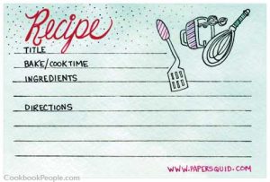 Free Recipe Card Templates
